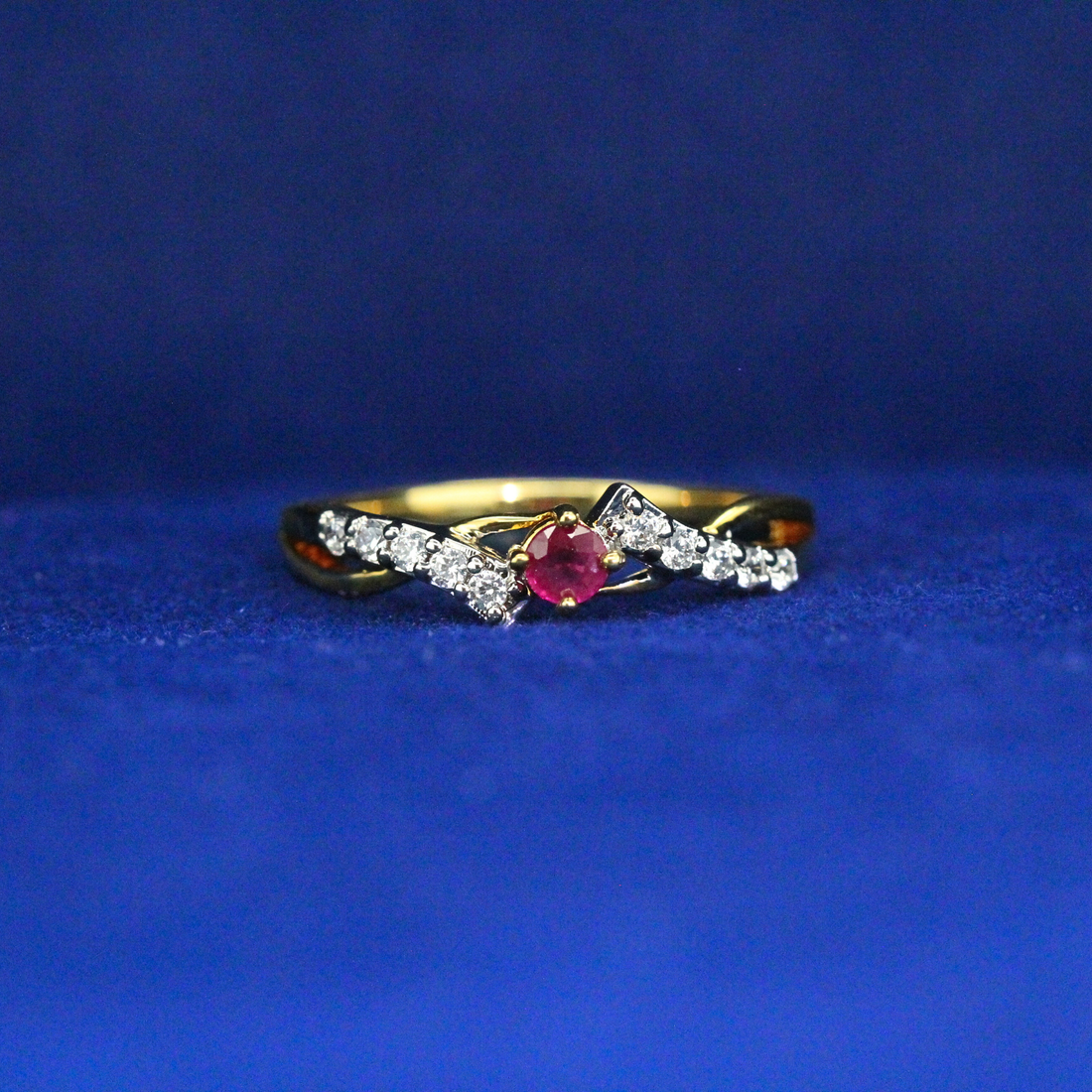 Front view of Edwardian Style Ring – Fine jewelry

