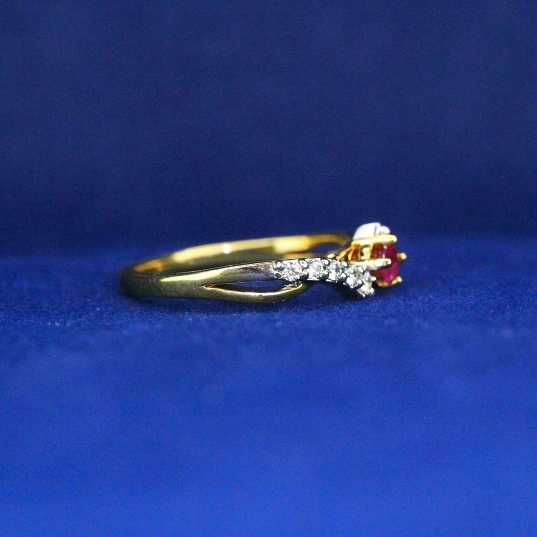 Front view of Edwardian Style Ring – Fine jewelry

